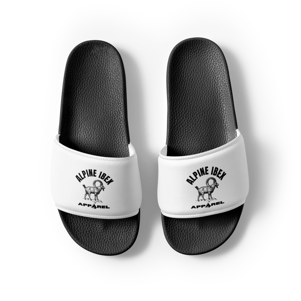 A.I Slides — White strap · Black sole