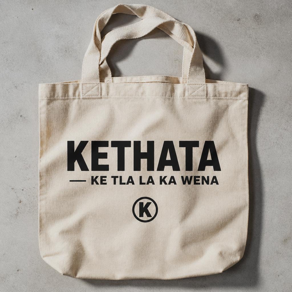 Kethata Canvas Tote — Natural heavyweight canvas